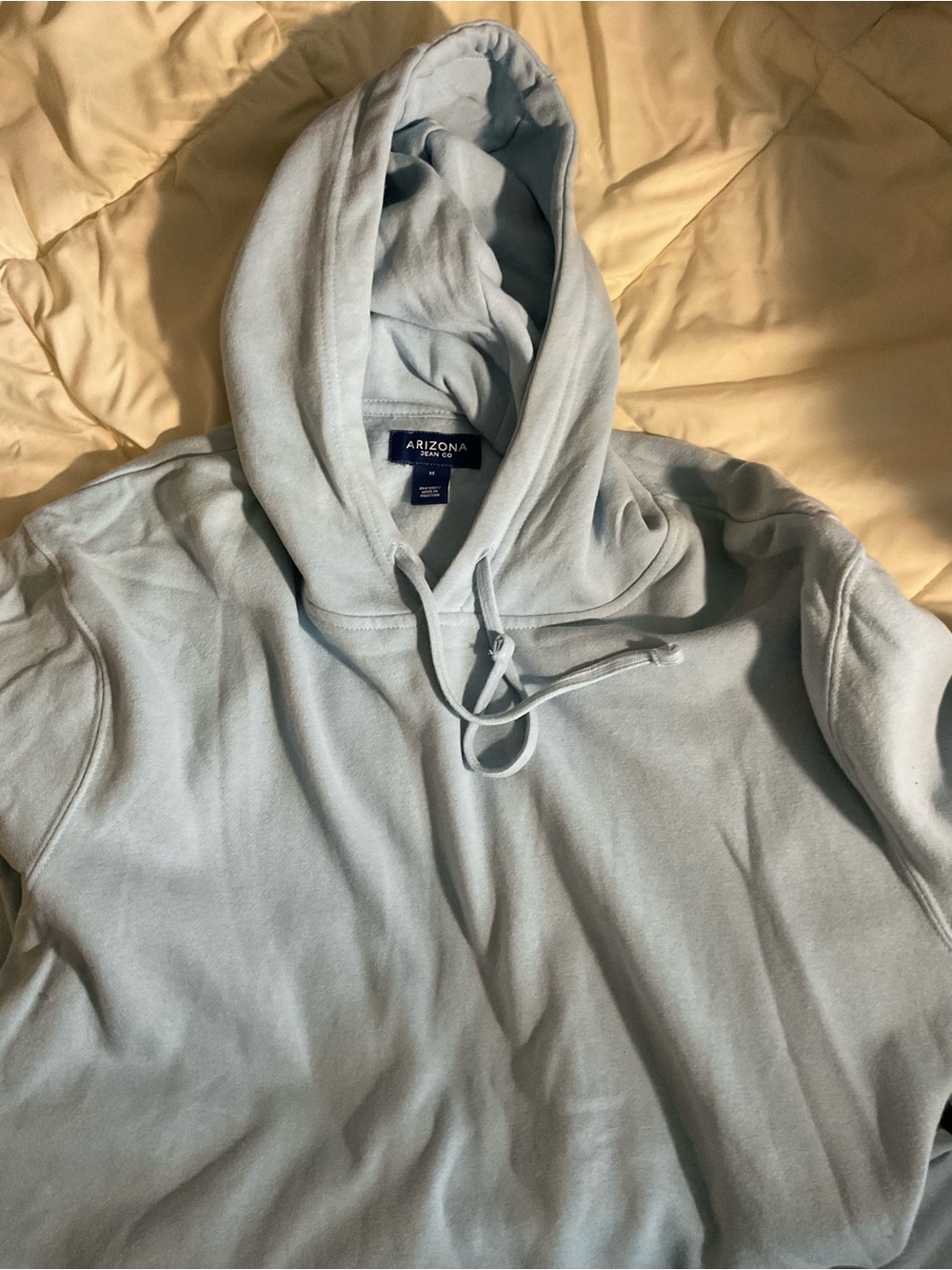 NWT Arizona Jean Company Clear Blue Crewneck Hoodie - Picture 3 of 4